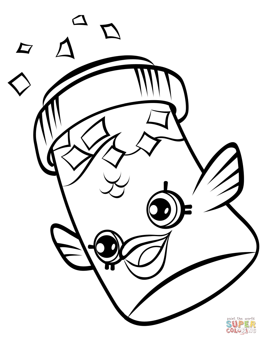 847x1096 Shopkins Milk Bud Coloring Page Printable 6