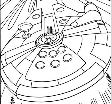 385x360 Millennium Falcon Colouring Page Mffanrodders S Blog Beautiful