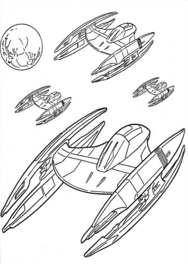 600x841 Spaceship Coloring Pages Simple Millenium Falcon Star Wars Ship