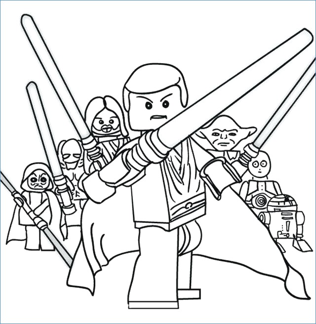 640x656 Star Wars Coloring Pages Millenium Falcon