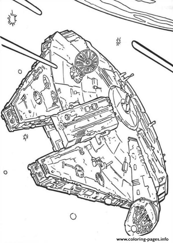 600x841 Star Wars Ships For Kids Coloring Pages Printable