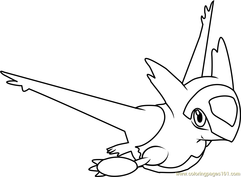 800x588 Latias Pokemon Coloring Page