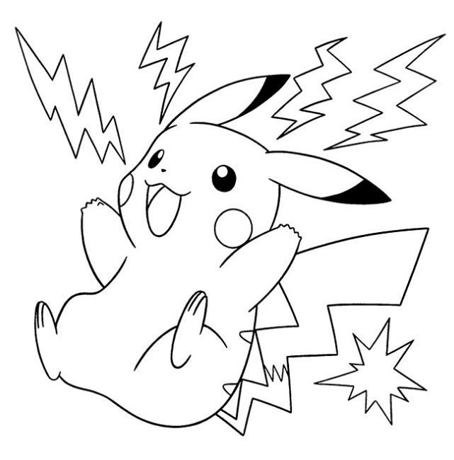 641x650 Coloring Pages Of Pokemon Pikachu Characters Coloring Board