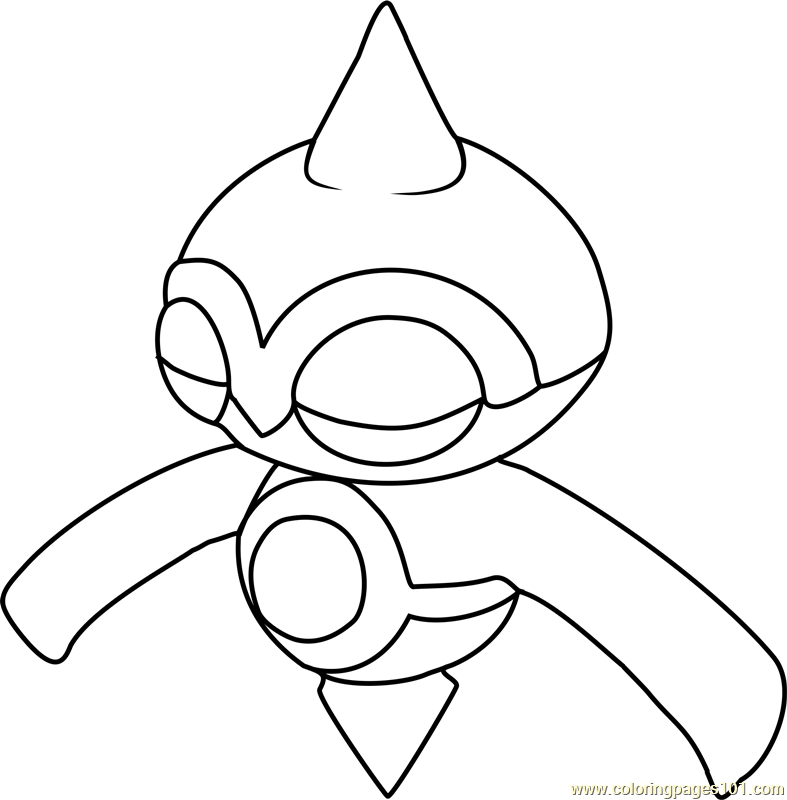 787x800 Baltoy Pokemon Coloring Page