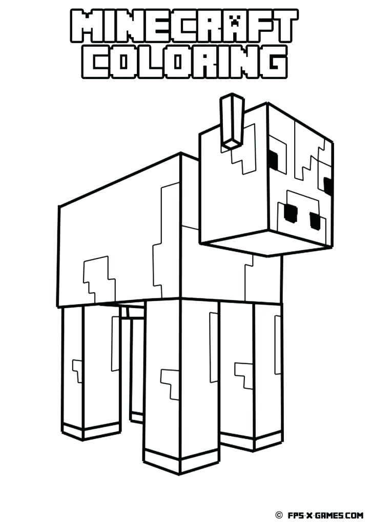Minecraft Coloring Sheet Animal Coloring Pages Minecraft Coloring 724x1024 Minecraft Coloring Sheet Animal Coloring Pages Minecraft Coloring
