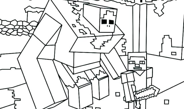 Minecraft Coloring Pages To Print 640x380 Minecraft Coloring Pages To Print