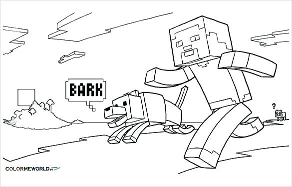 585x374 Minecraft Ocelot Coloring Pages Ocelot Minecraft Ocelot Colouring