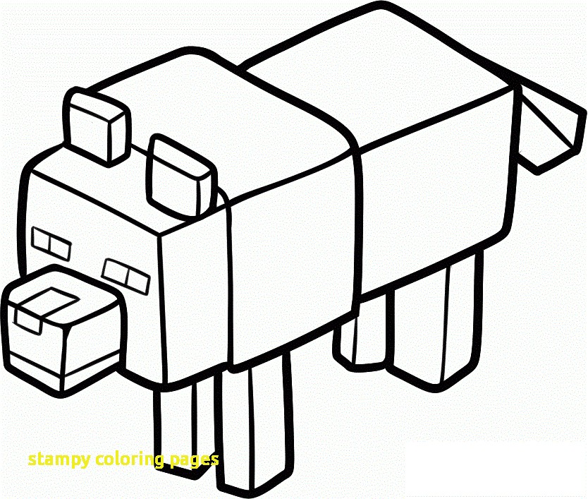 834x707 Stampylongnose Coloring Pages