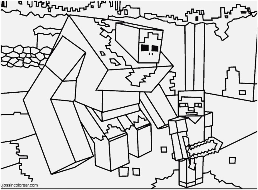 827x609 Printable Minecraft Coloring Pages Capture Minecraft Coloring