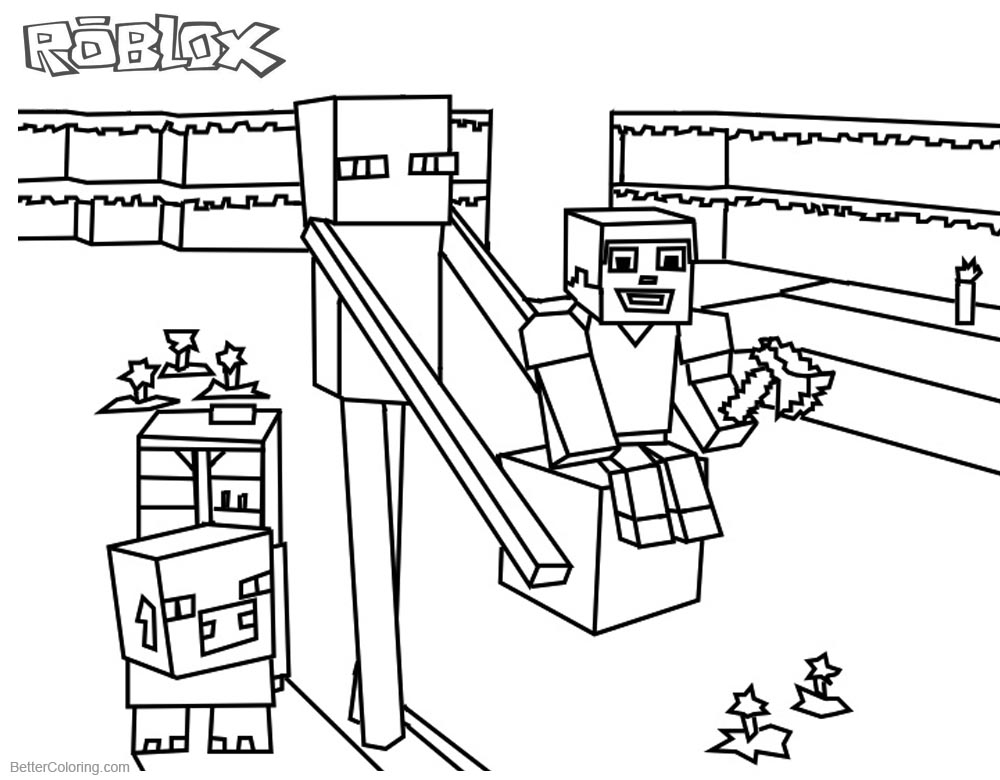 1000x780 Roblox Coloring Pages Minecraft Enderman