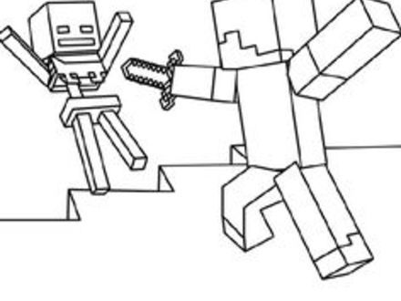 Minecraft Coloring Pages Herobrine