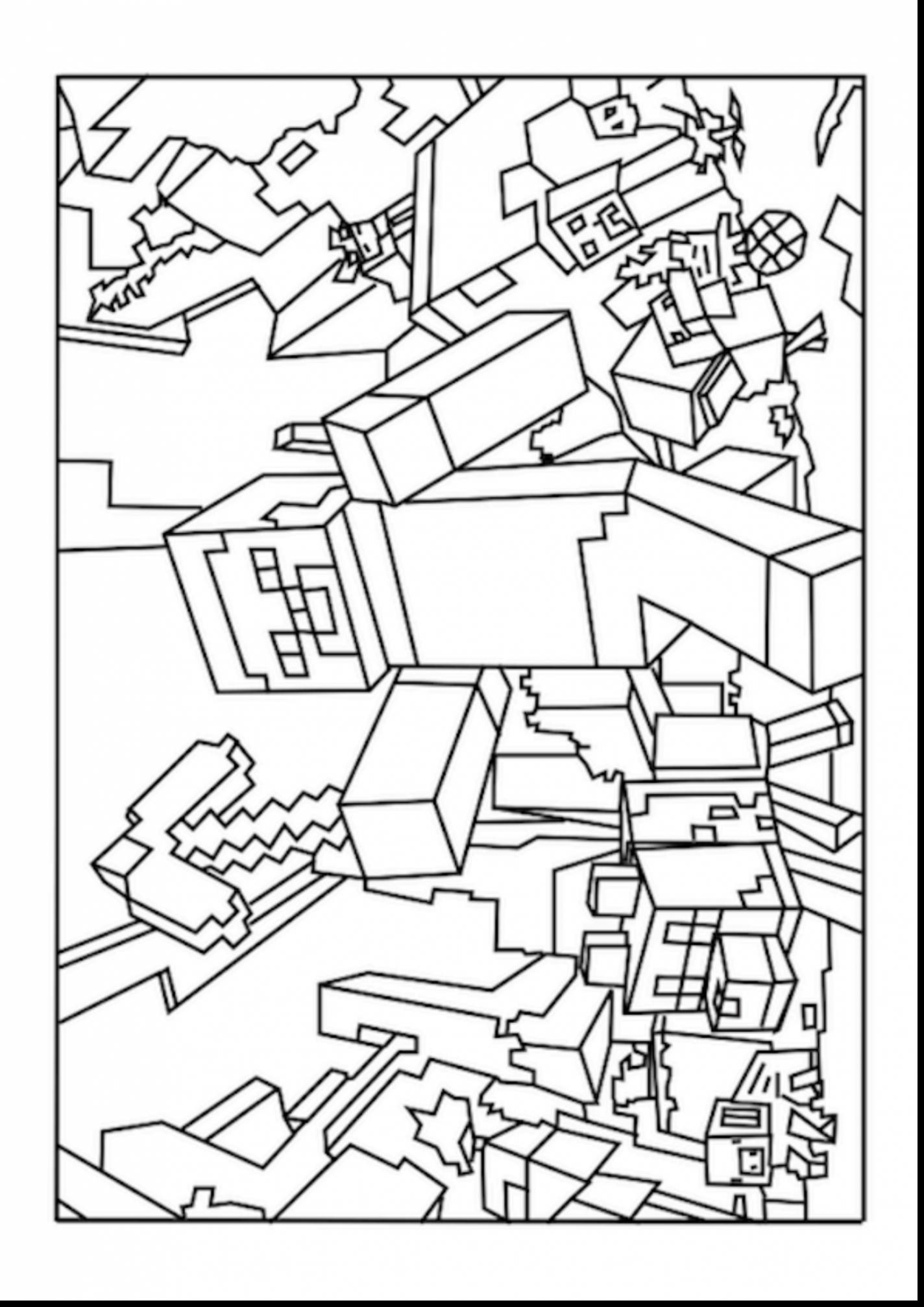 Minecraft Coloring Pages Herobrine at GetColorings.com ...