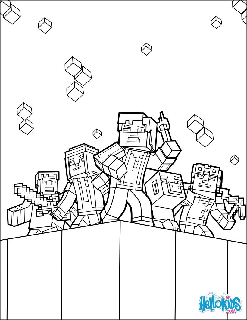 Minecraft Coloring Pages Online