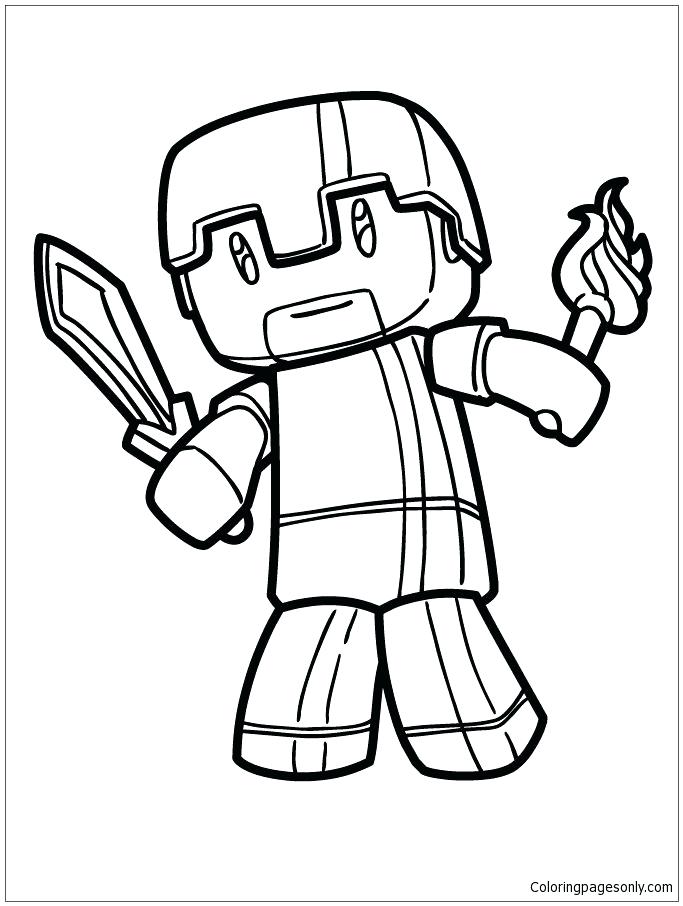 Minecraft Coloring Pages Herobrine Coloring Page Free Coloring 683x906 Minecraft Coloring Pages Herobrine Coloring Page Free Coloring