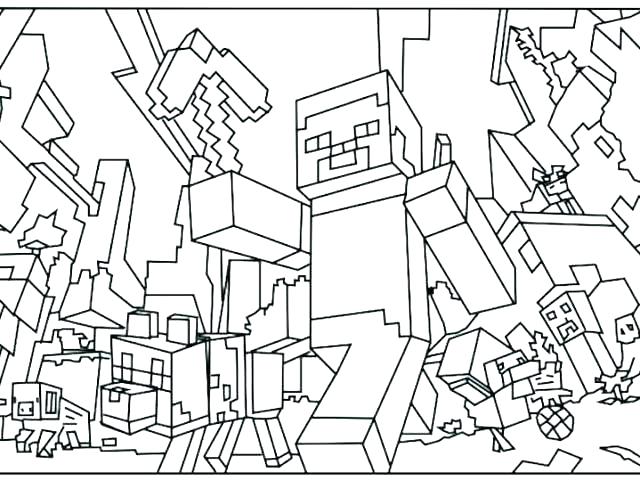 Minecraft Coloring Pages Of Steve Coloring Pages Coloring Pages 640x480 Minecraft Coloring Pages Of Steve Coloring Pages Coloring Pages