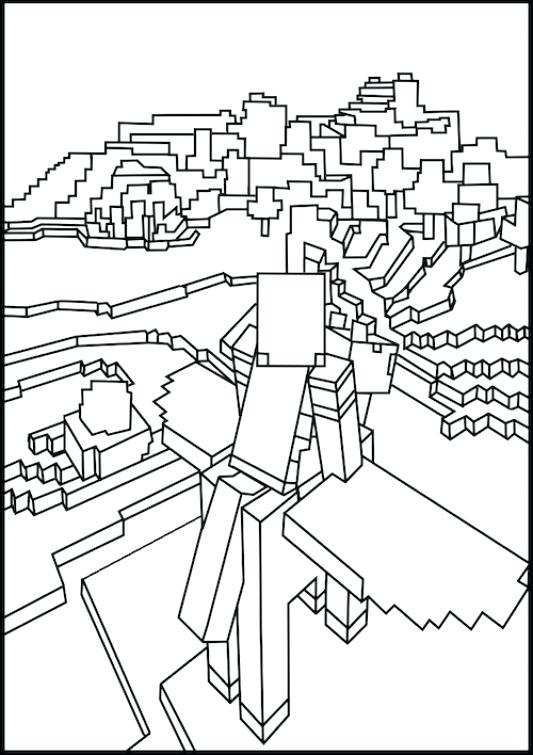 Minecraft Coloring Sheets Coloring Pages Featuring Creepers Dragon 533x755 Minecraft Coloring Sheets Coloring Pages Featuring Creepers Dragon