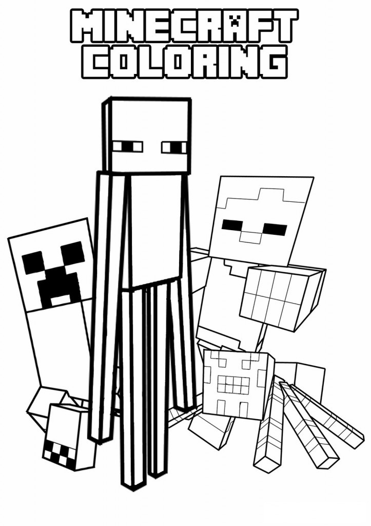 Minecraft Creeper Coloring Pages Bangalow Craft Ideas 723x1024 Minecraft Creeper Coloring Pages Bangalow Craft Ideas