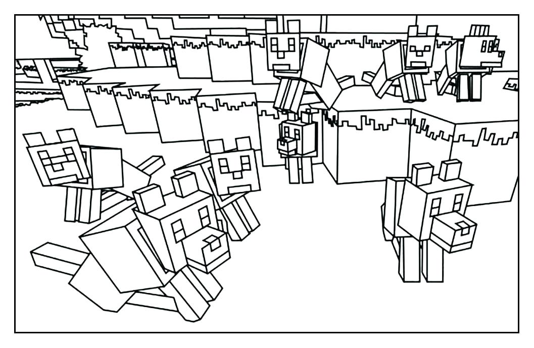 Minecraft Mutant Creeper Coloring Pages Professional 1057x689 Minecraft Mutant Creeper Coloring Pages Professional