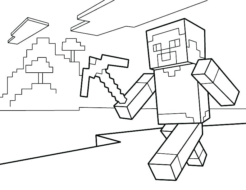792x612 Minecraft Color Pages Ing Minecraft Coloring Pages Color Online