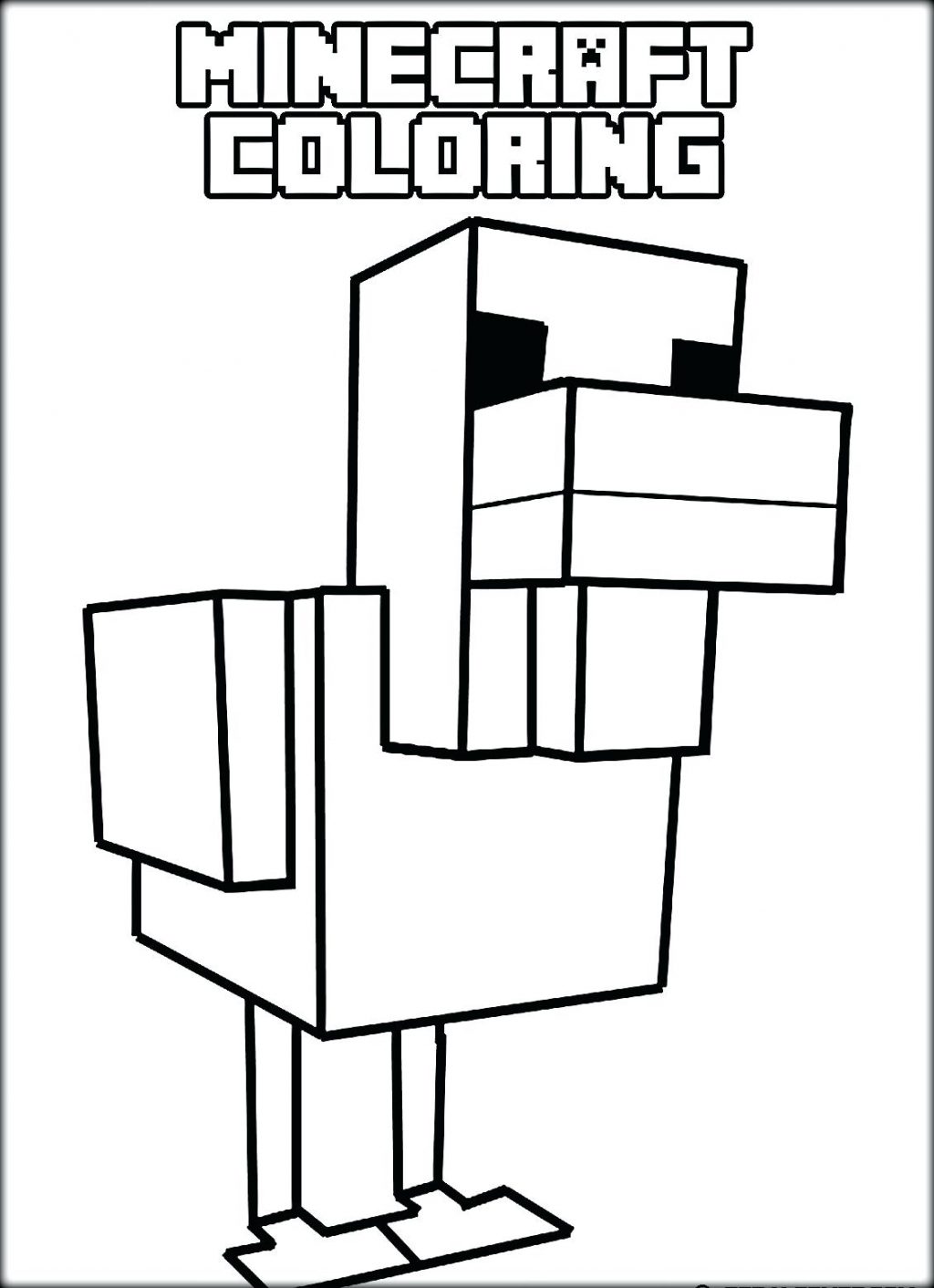 1024x1412 Coloring Pages ~ Coloring Pages Of Minecraft Bird A Fight Wither