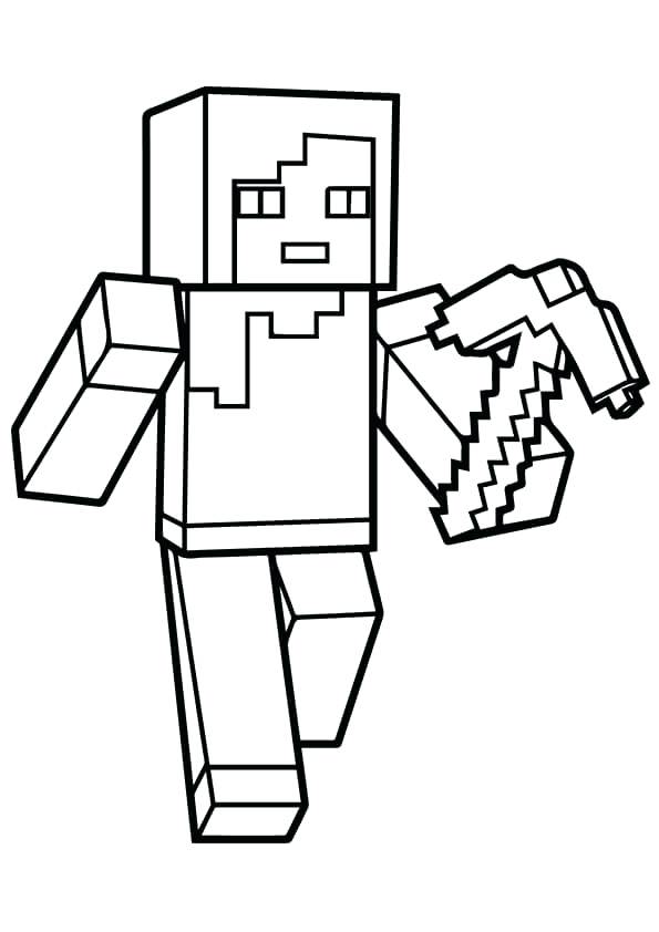595x842 Minecraft Color Page Coloring Page Minecraft Coloring Pages Game