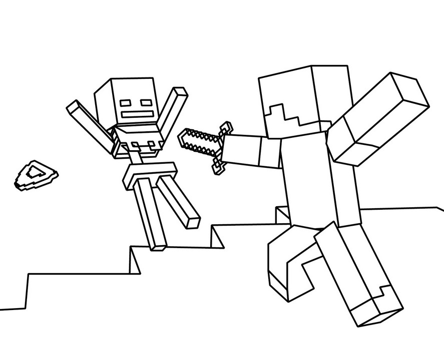 Minecraft Coloring Pages Printable Coloring Pages Kids 887x725 Minecraft Coloring Pages Printable Coloring Pages Kids