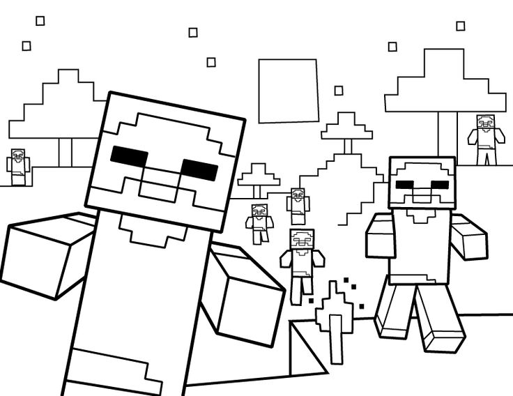 Minecraft Coloring Page Beautiful Minecraft Coloring Pages 74 736x568 Minecraft Coloring Page Beautiful Minecraft Coloring Pages 74