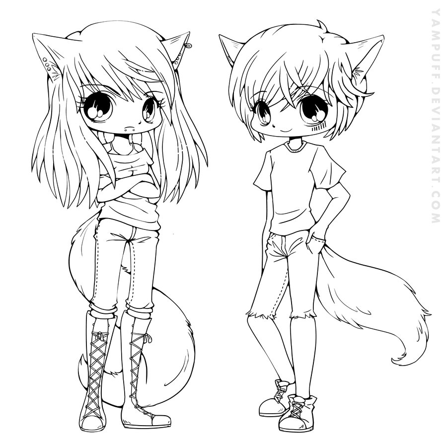 900x894 Skunk Girl With Wolf And Bat