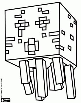 280x356 Free Coloring Pages For Girls Minecraft Cutouts Enderman Plush