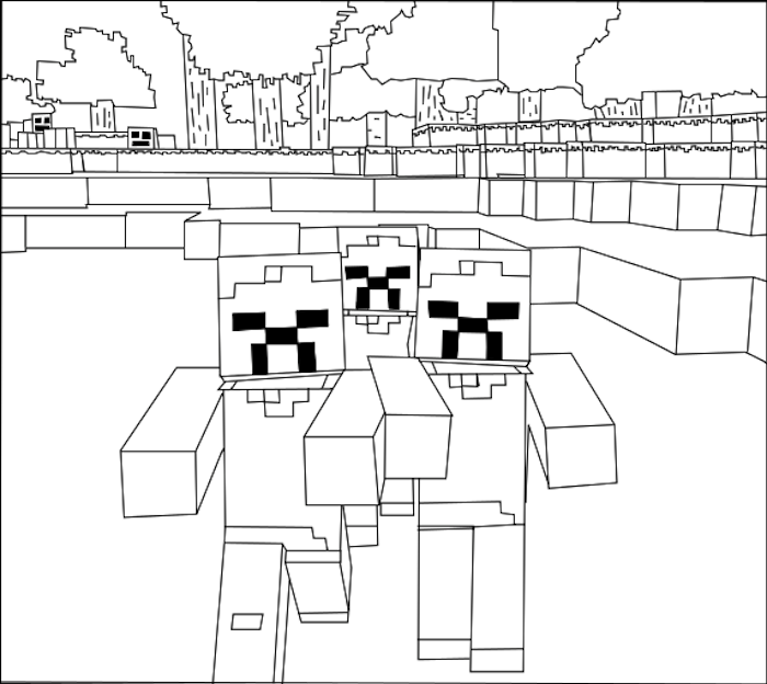 Minecraft Coloring Pages Free Printable, Free And Birthdays 700x624 Minecraft Coloring Pages Free Printable, Free And Birthdays