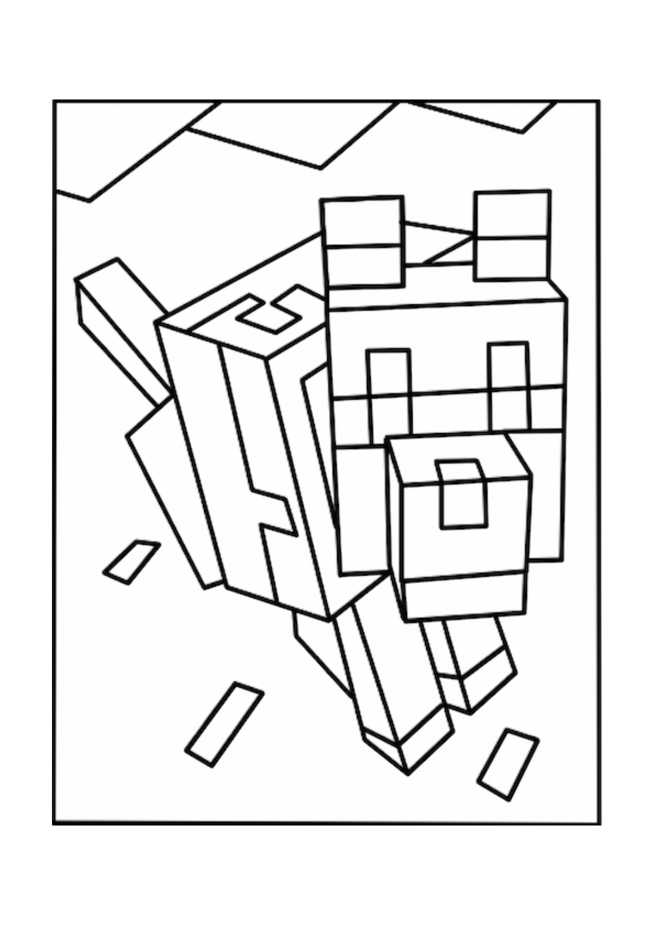 Minecraft Logo Coloring Pages at GetColorings.com | Free printable ...