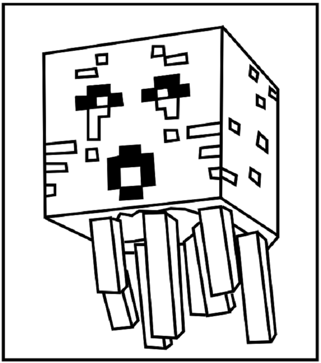 Minecraft Enderman Coloring Pages Coloring Pages 650x736 Minecraft Enderman Coloring Pages Coloring Pages