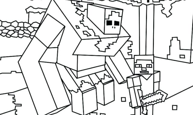 Minecraft Coloring Pages 640x380 Minecraft Coloring Pages