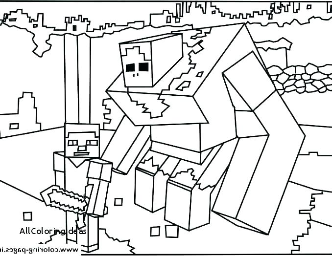 678x524 Minecraft Color Page Coloring Pages Mobs Printable Coloring