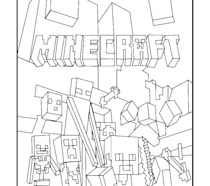 678x600 Minecraft Creeper Coloring Page Coloring Sheet Creeper Coloring