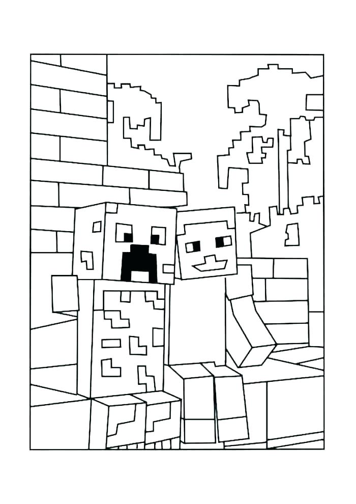 700x990 Minecraft Creeper Coloring Page Teve Minecraft Mutant Creeper
