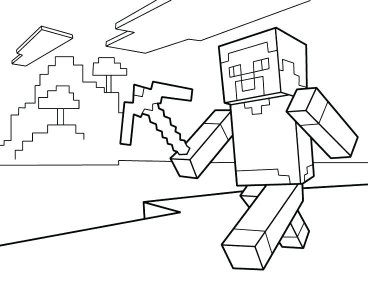 736x568 Minecraft Mutant Creeper Coloring Pages Professional