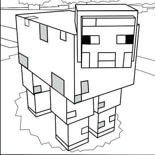 500x500 Minecraft Colour In Coloring Pages Sheep Minecraft Colour Texture