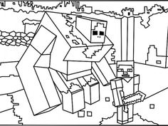 A Minecraft Skeleton Coloring Page Minecraft Party 236x177 A Minecraft Skeleton Coloring Page Minecraft Party