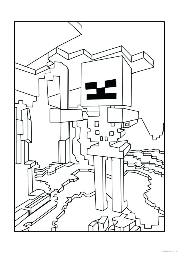 Minecraft Spider Coloring Pages - Minecraft Spider Coloring Pages 16