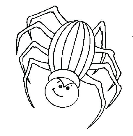 450x461 Kipper Coloring Pages Free Spider Coloring Pages Free Spider