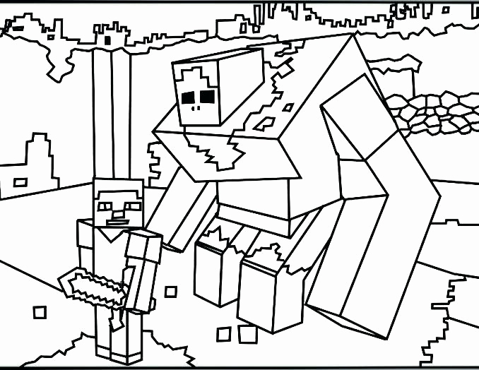Minecraft Coloring Pages Image Minecraft Coloring Pages Printable 678x524 Minecraft Coloring Pages Image Minecraft Coloring Pages Printable
