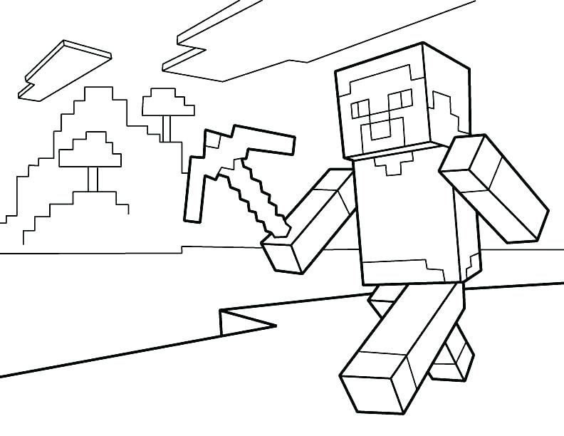 Minecraft Sword Coloring Pages at GetColorings.com | Free printable ...