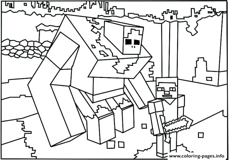 Coloring Pages Minecraft 750x524 Coloring Pages Minecraft