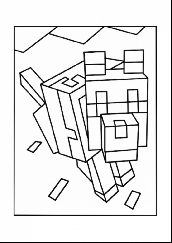 Minecraft Wolf Coloring Pages Get Bubbles 724x1024 Minecraft Wolf Coloring Pages Get Bubbles