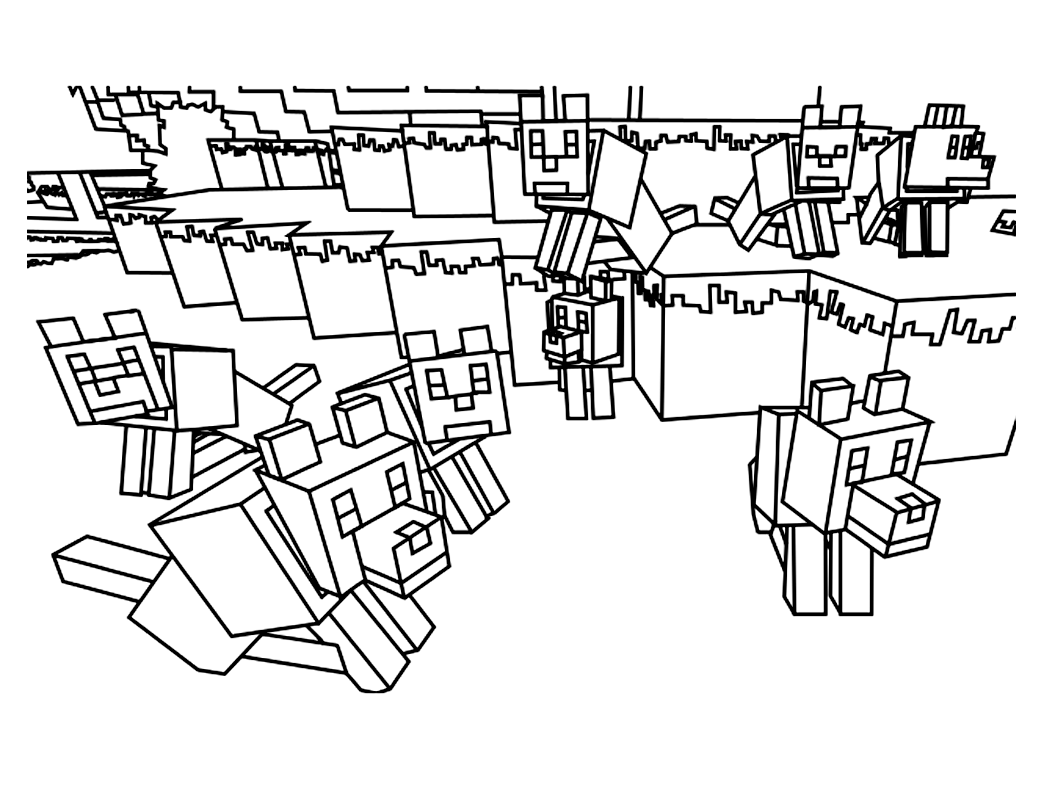 Minecraft Coloring Pages Pdf 402697 Cool Page 1044x801 Minecraft Coloring Pages Pdf 402697 Cool Page