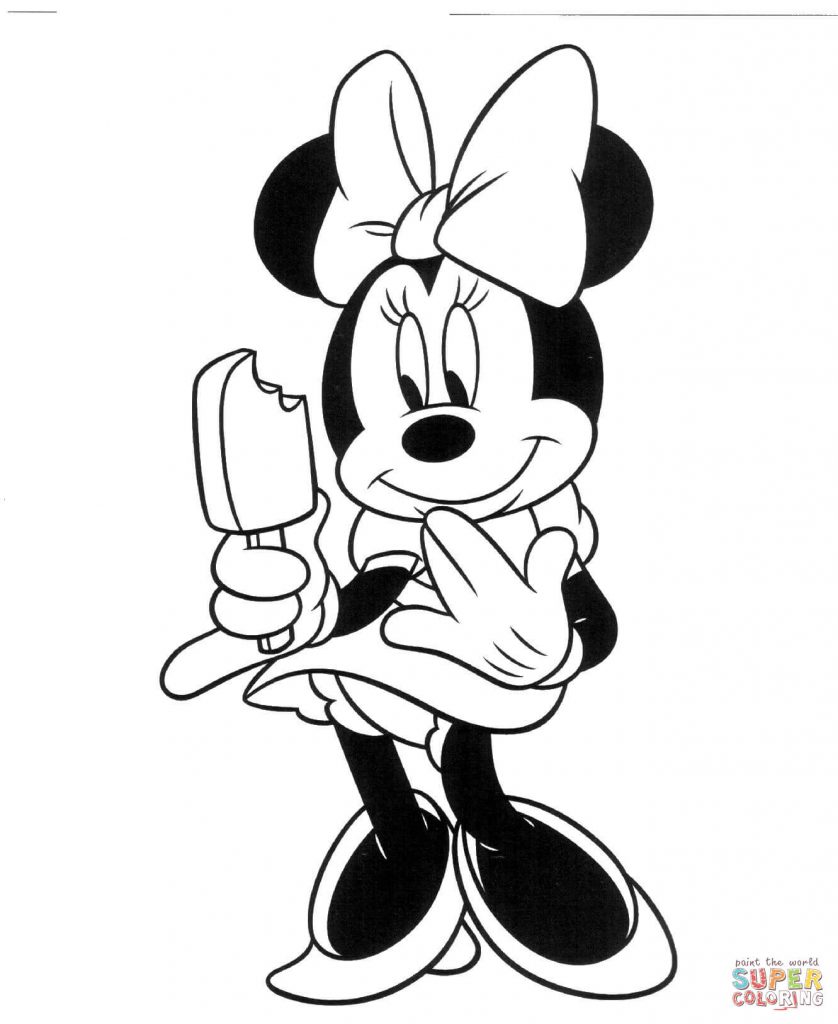 Baby Minnie Mouse Coloring Pages Getcoloringpages Collection 838x1024 Baby Minnie Mouse Coloring Pages Getcoloringpages Collection