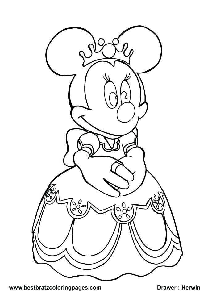 Minnie Mouse Coloring Pages Online Printable Coloring Mini 687x972 Minnie Mouse Coloring Pages Online Printable Coloring Mini