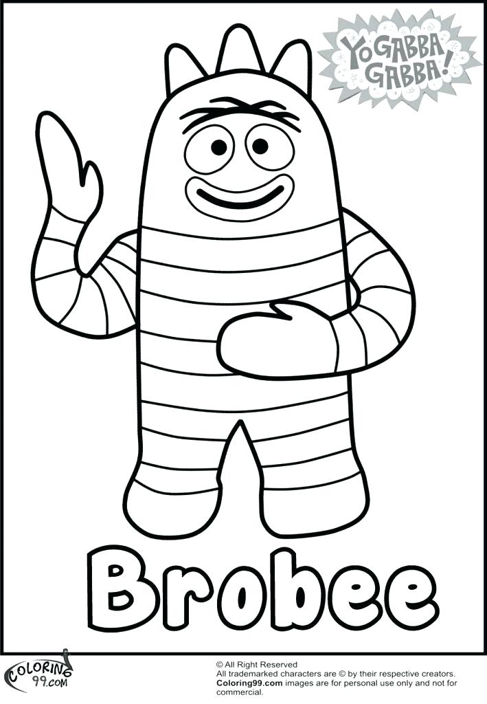 Yo Gabba Gabba Coloring Page Yo Coloring Page Yo Coloring Pages Yo 709x1024 Yo Gabba Gabba Coloring Page Yo Coloring Page Yo Coloring Pages Yo