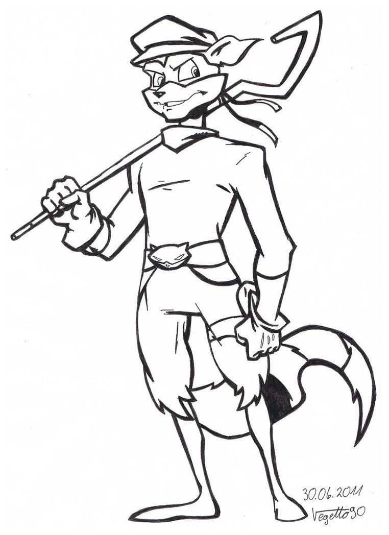 Sly 3 Scenes Sly Cooper Coloring Pages Sly Cooper 762x1048 Sly 3 Scenes Sly Cooper Coloring Pages Sly Cooper